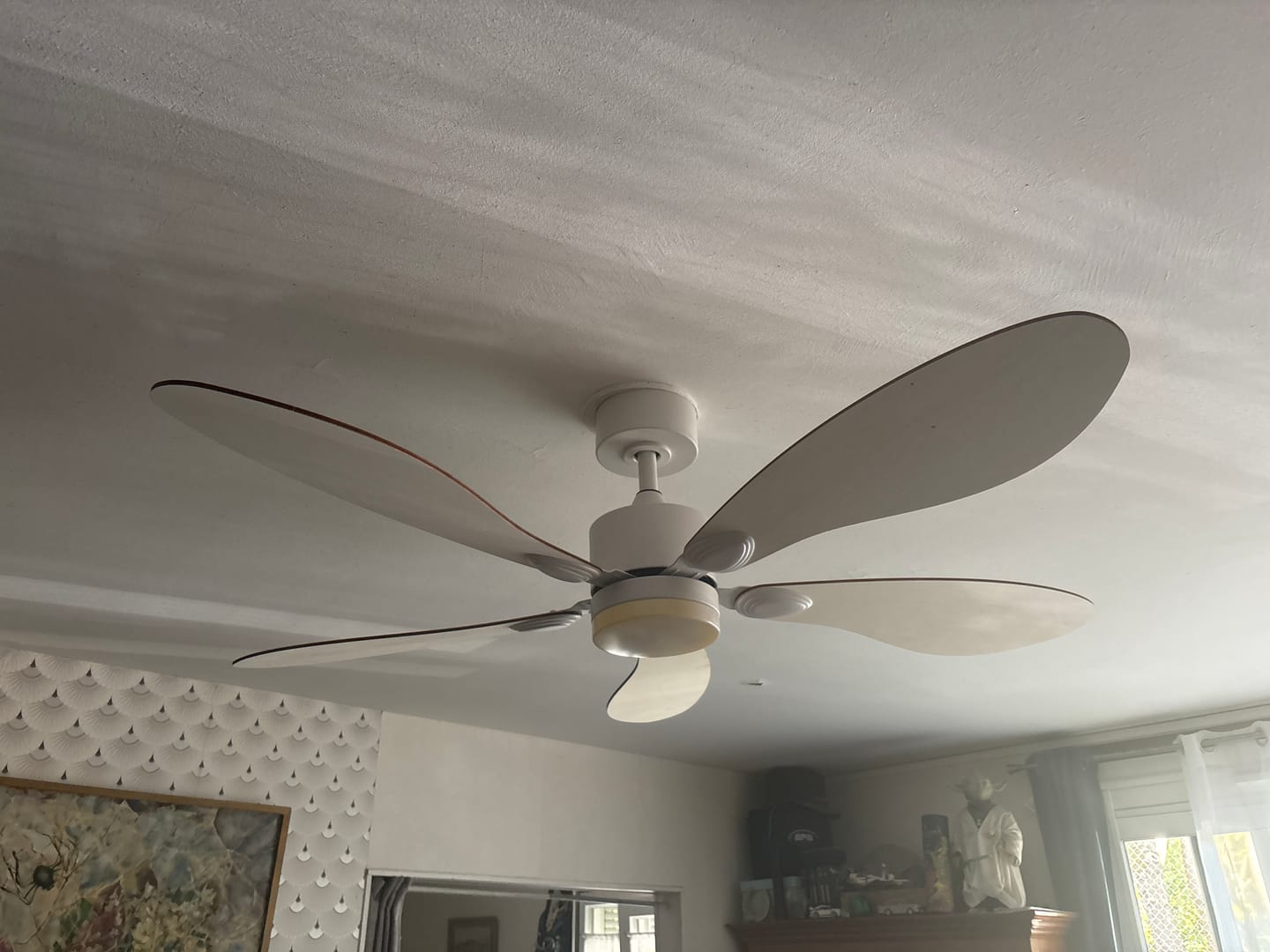 Customer photo review of Libellule | Ventilateur de plafond