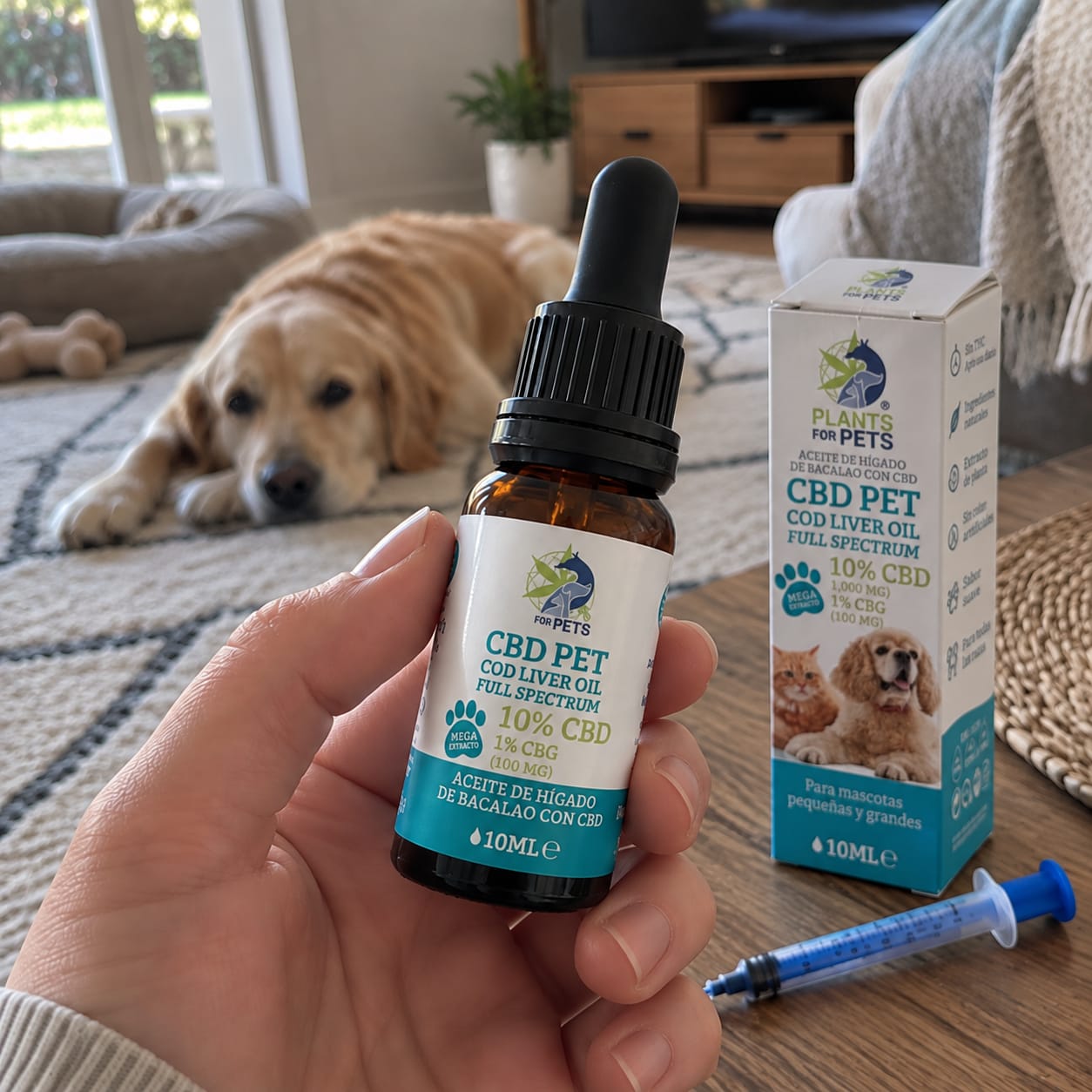 Customer photo review of CBD Pet 10% - 10ml