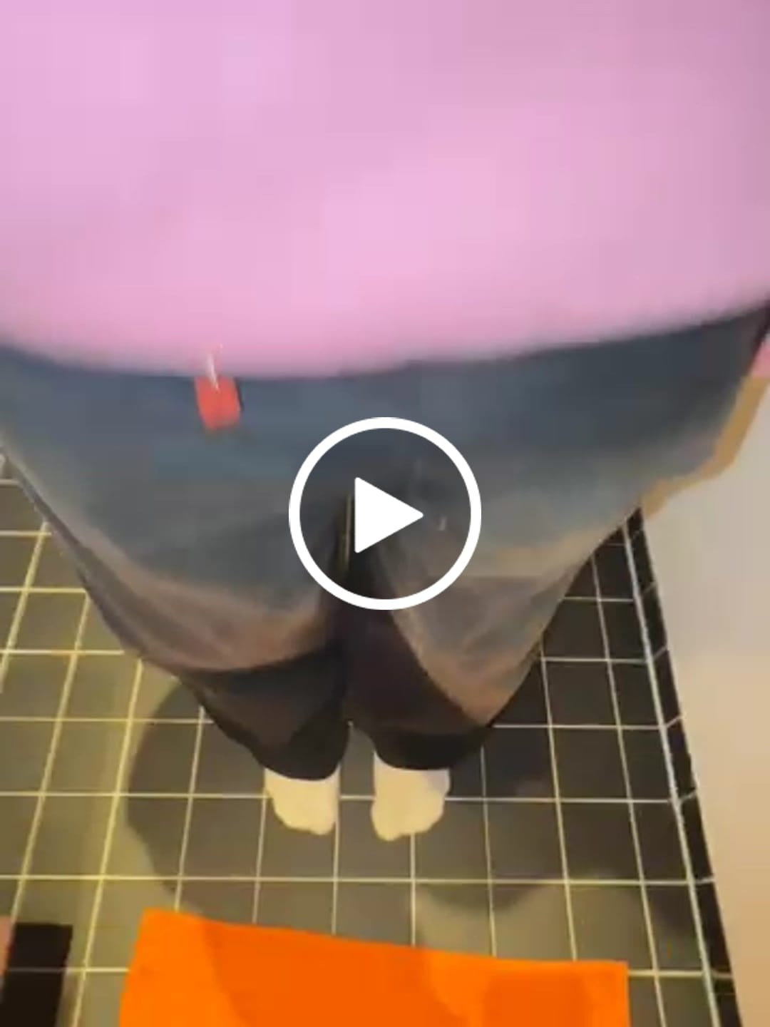Customer video review of Herringbone Pants Black