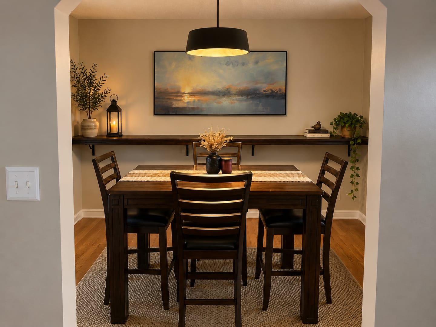 Customer photo review of Abstract Wall Art #VA002