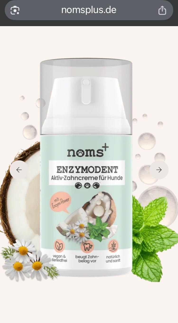 Customer photo review of Enzymodent Zahnpasta für Hunde