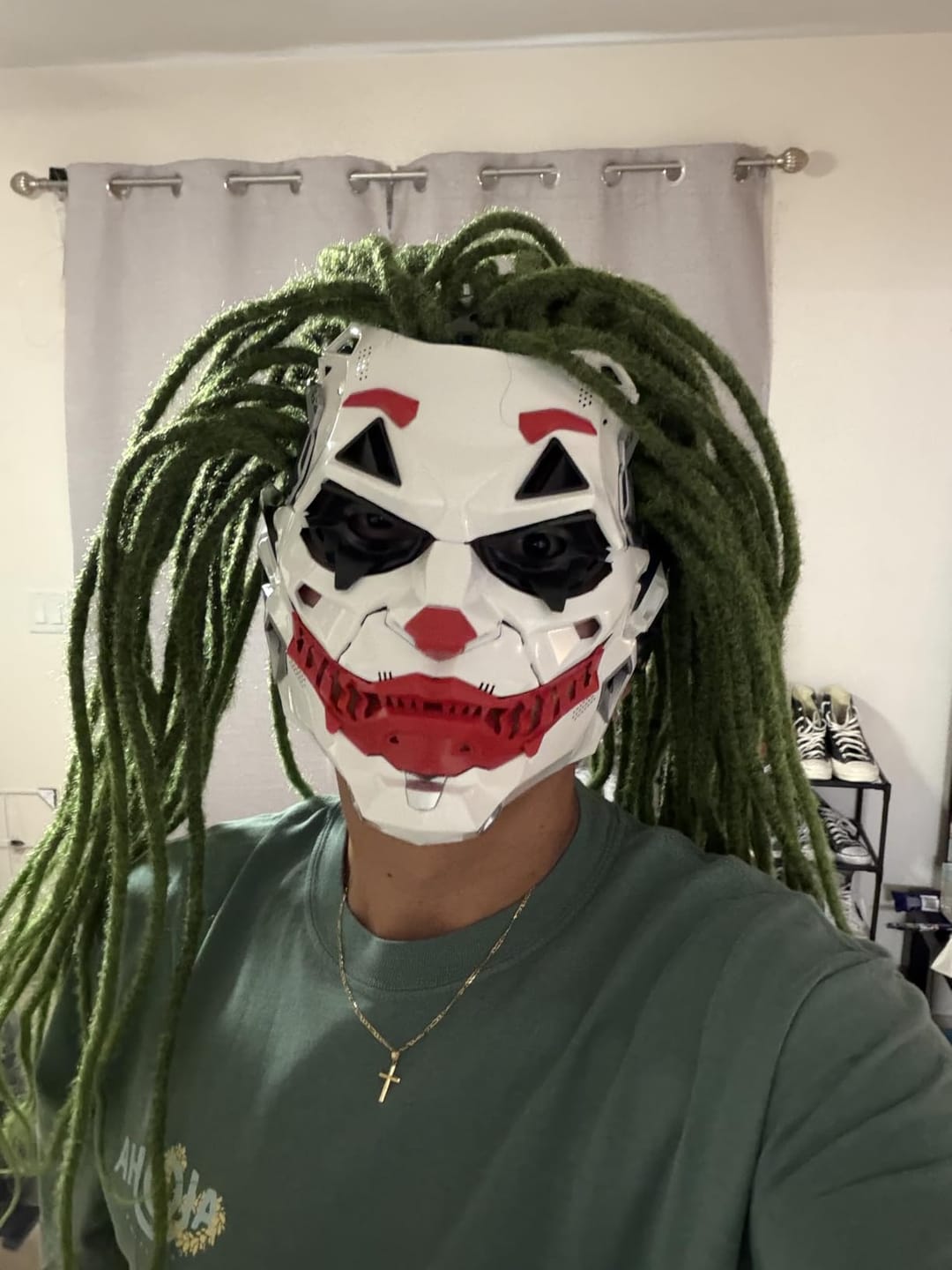 Customer photo review of HauntHQ™Joker Mask