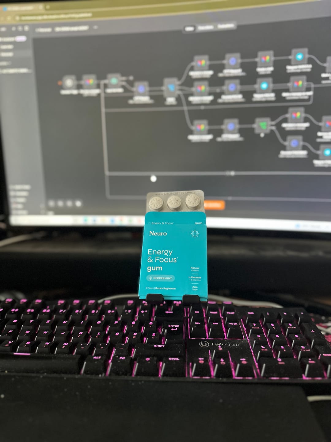 Customer photo review of Energy & Focus Gum