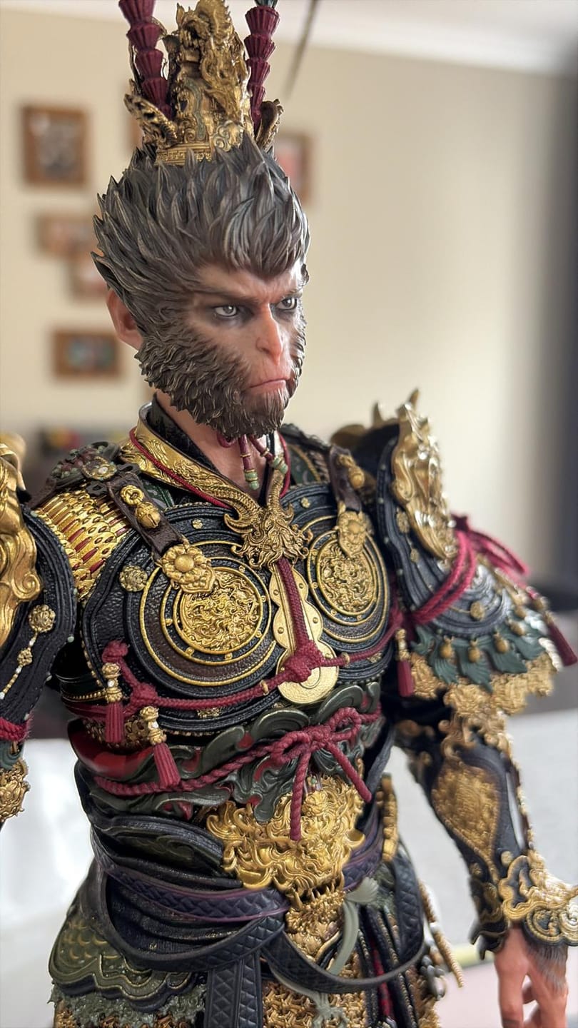 Customer photo review of Black Myth: Wukong Great Sage Armor Set 1/6 Collectible Figure