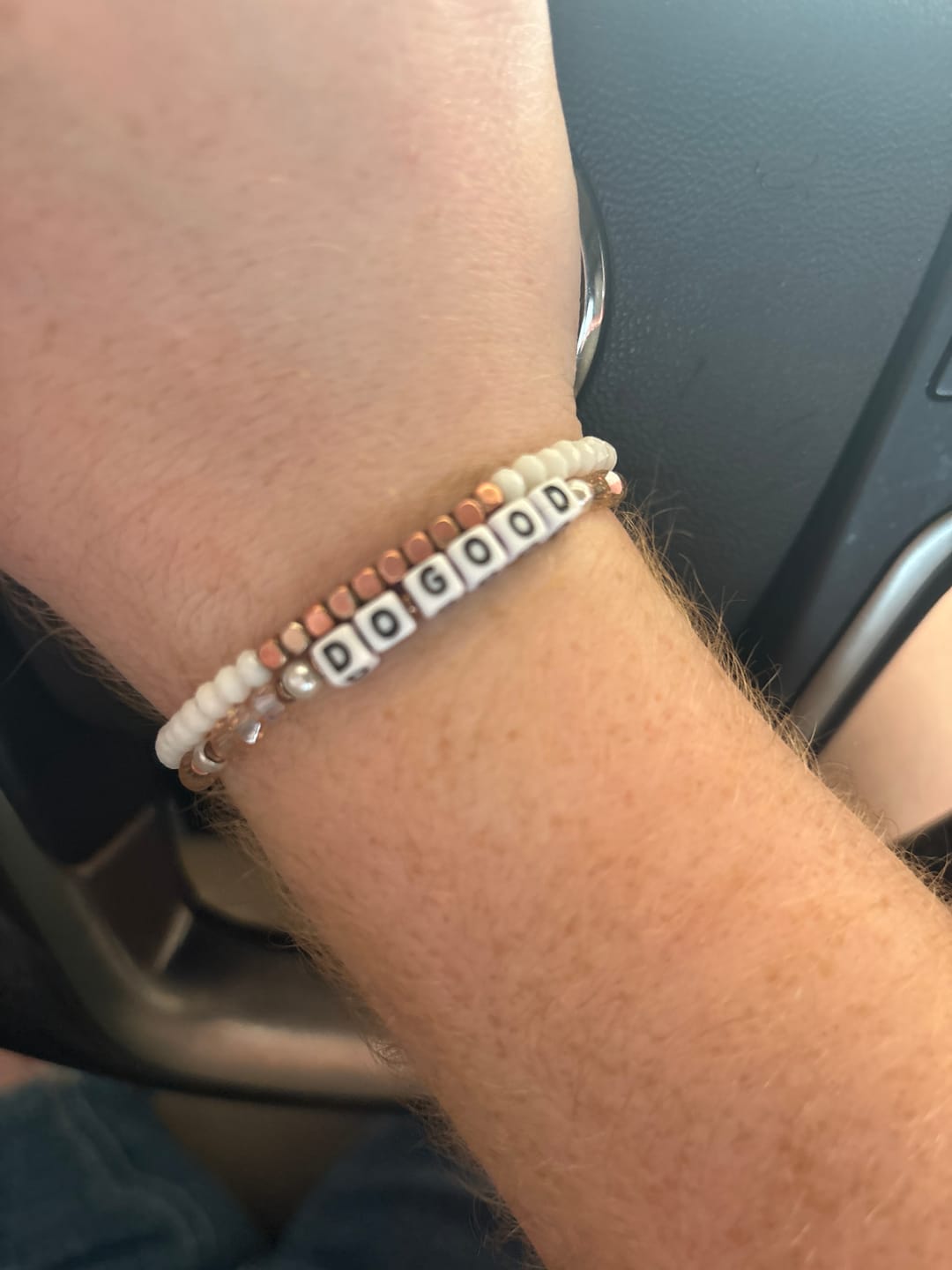 Customer photo review of Do Good Bracelet