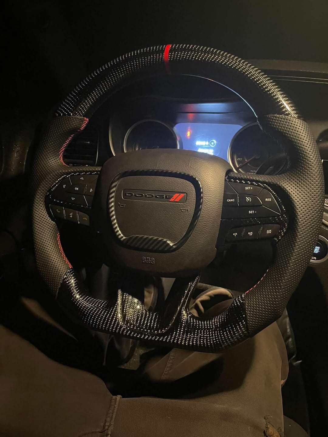 Customer photo review of Dodge Charger 2015-2024 Steering Wheel (Also fits: Hellcat)