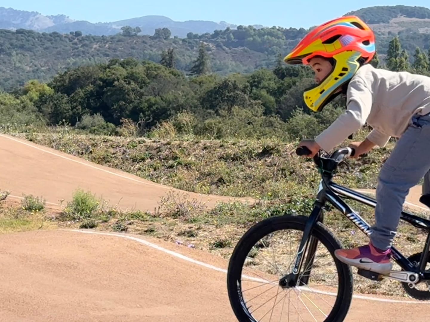 Customer photo review of Kids Bike Helmet Full Face Safety Helmet