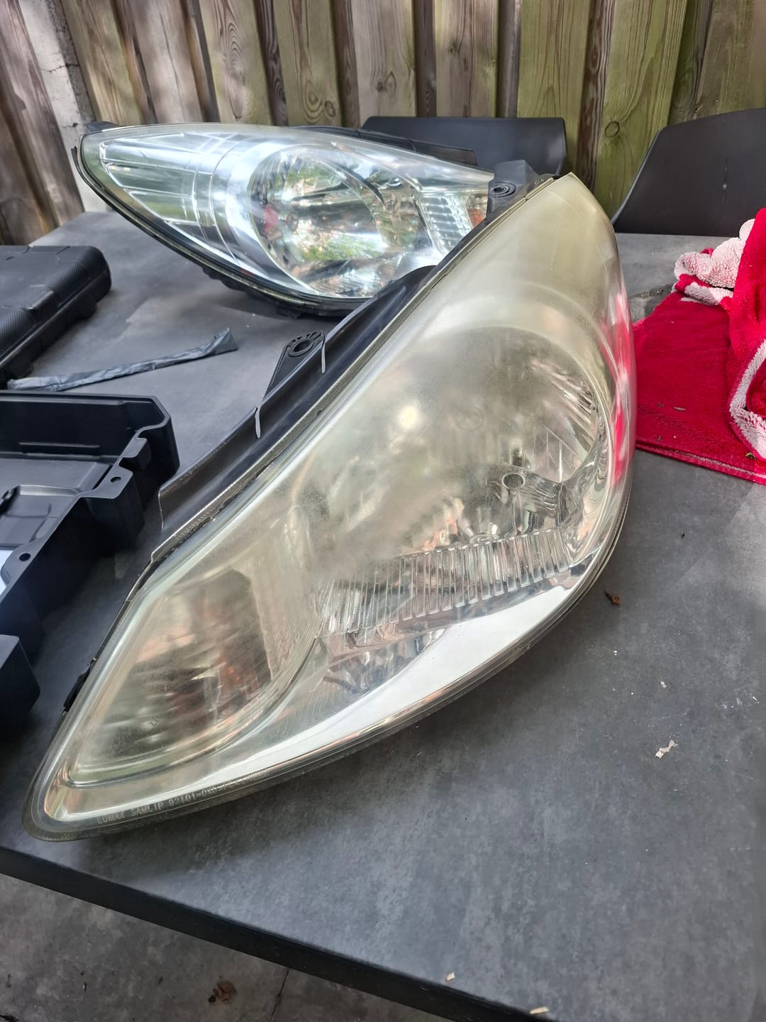 Customer photo review of Koplamp Polijst Set