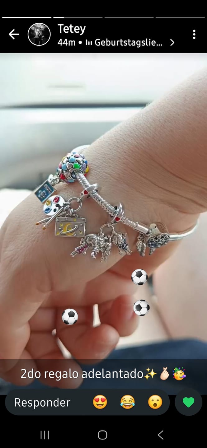 Customer photo review of Pulsera Atrapasueños Floral