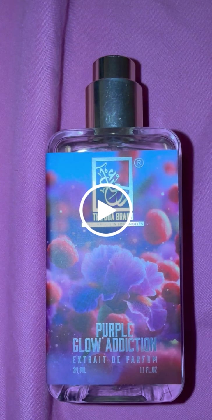 Customer video review of Purple Glow Addiction