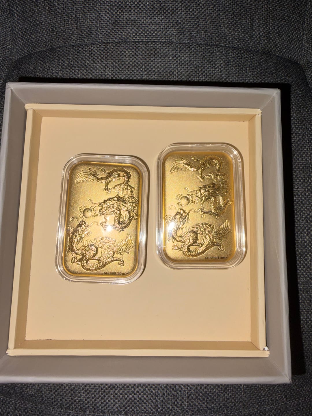 Customer photo review of 24K Yellow Gold (99.99% Gold Purity) Essential Piece Collection