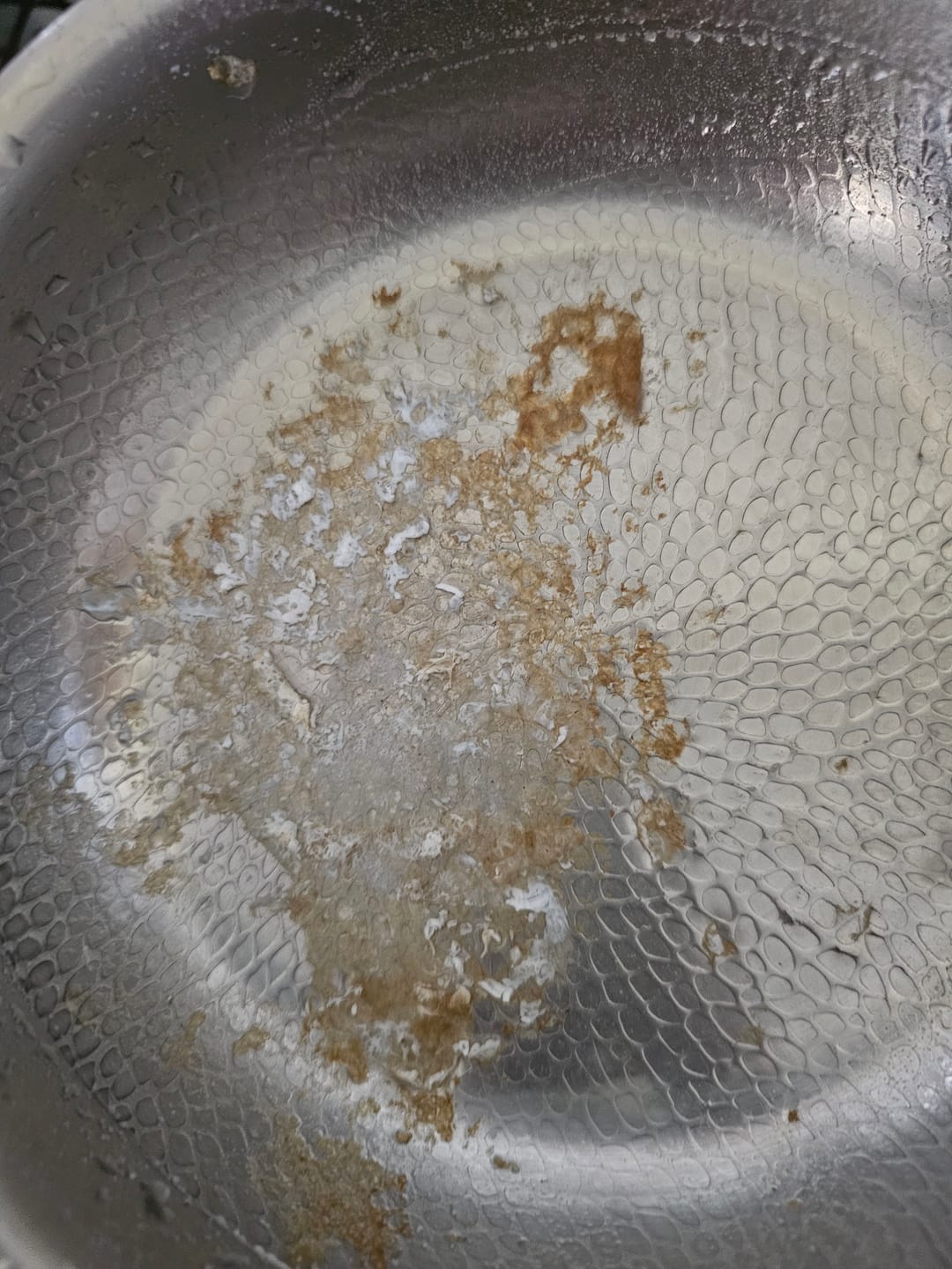 Customer photo review of Hand-Hammered Titanium Pan