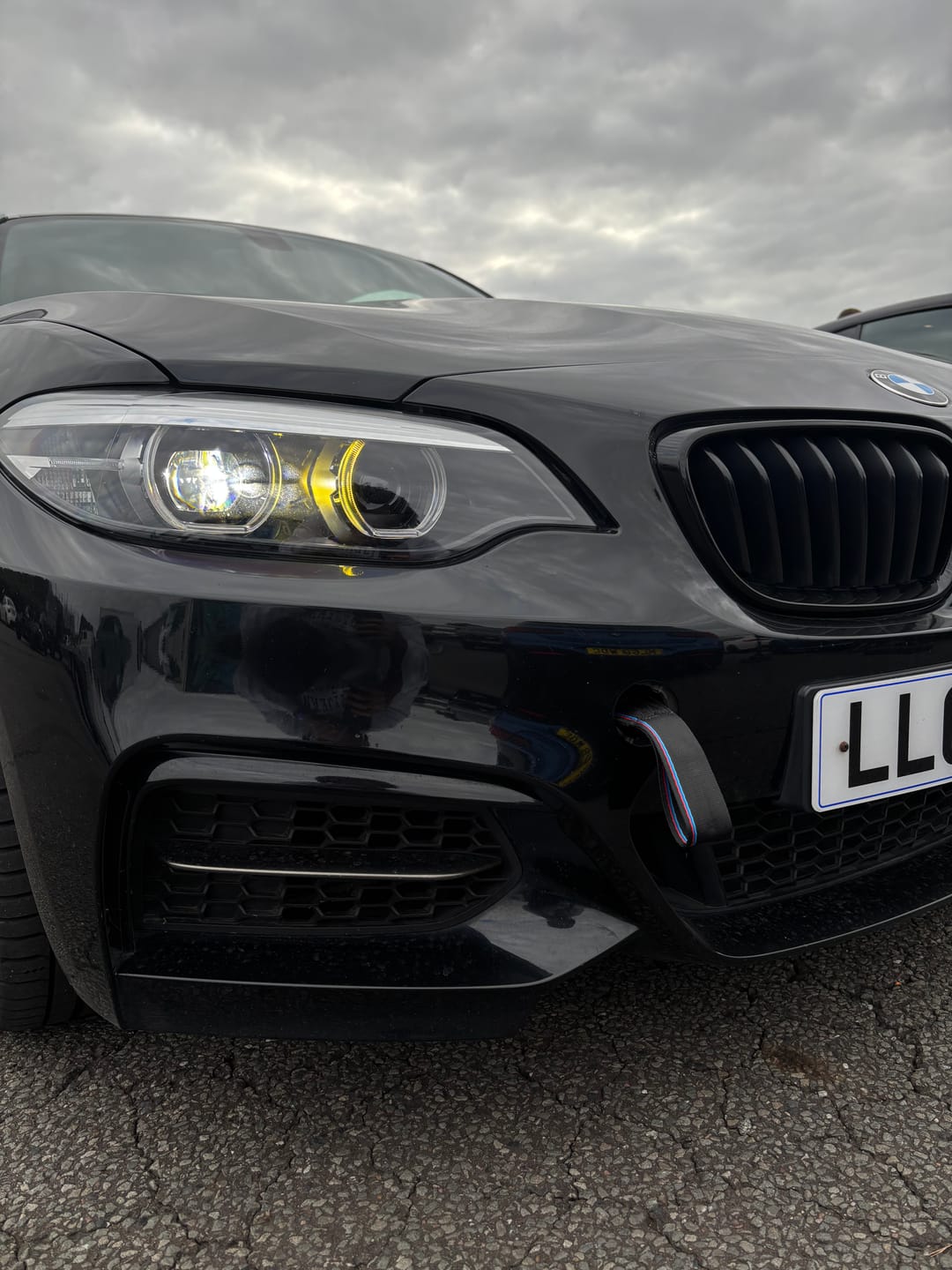 Customer photo review of R44 BMW F Series Tow Strap In Stainless Steel