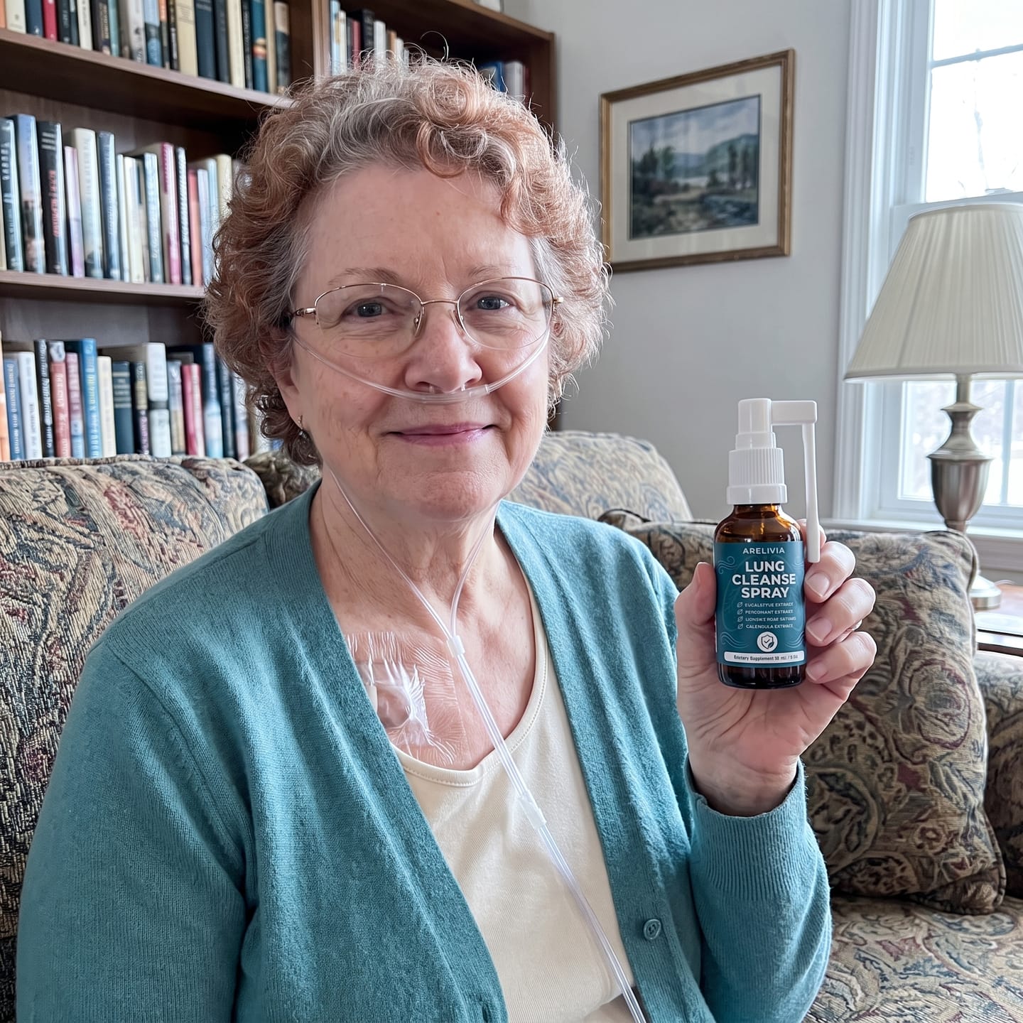 Customer photo review of Arelivia™ Lung Cleansing Spray