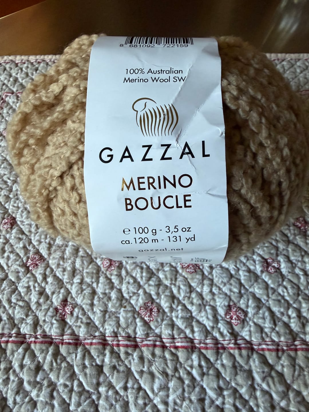 Customer photo review of Gazzal Merino Boucle
