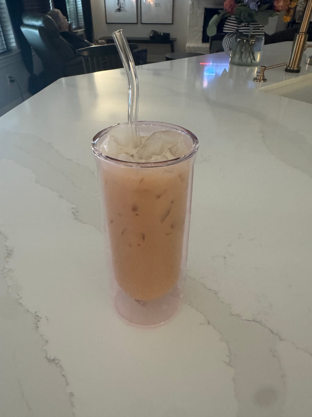 Customer photo review of FLUR Iced Coffee Glasses