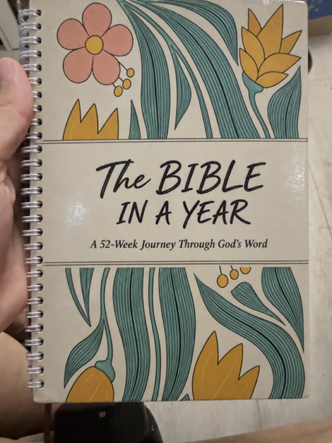 Customer photo review of The Daily Walk with Him: Bible in a Year