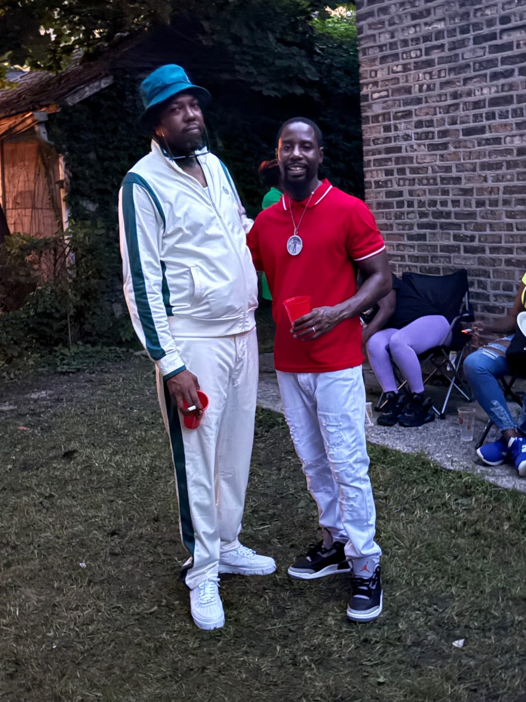 Customer photo review of Massimo Track Pant-Gardenia