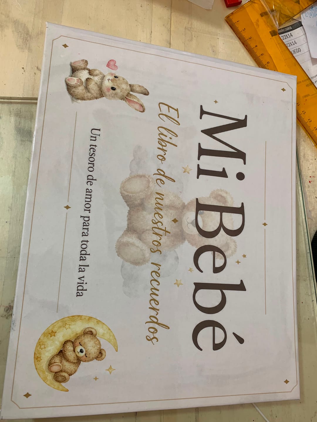 Customer photo review of Journal de Recuerdos Mamá y Bebé