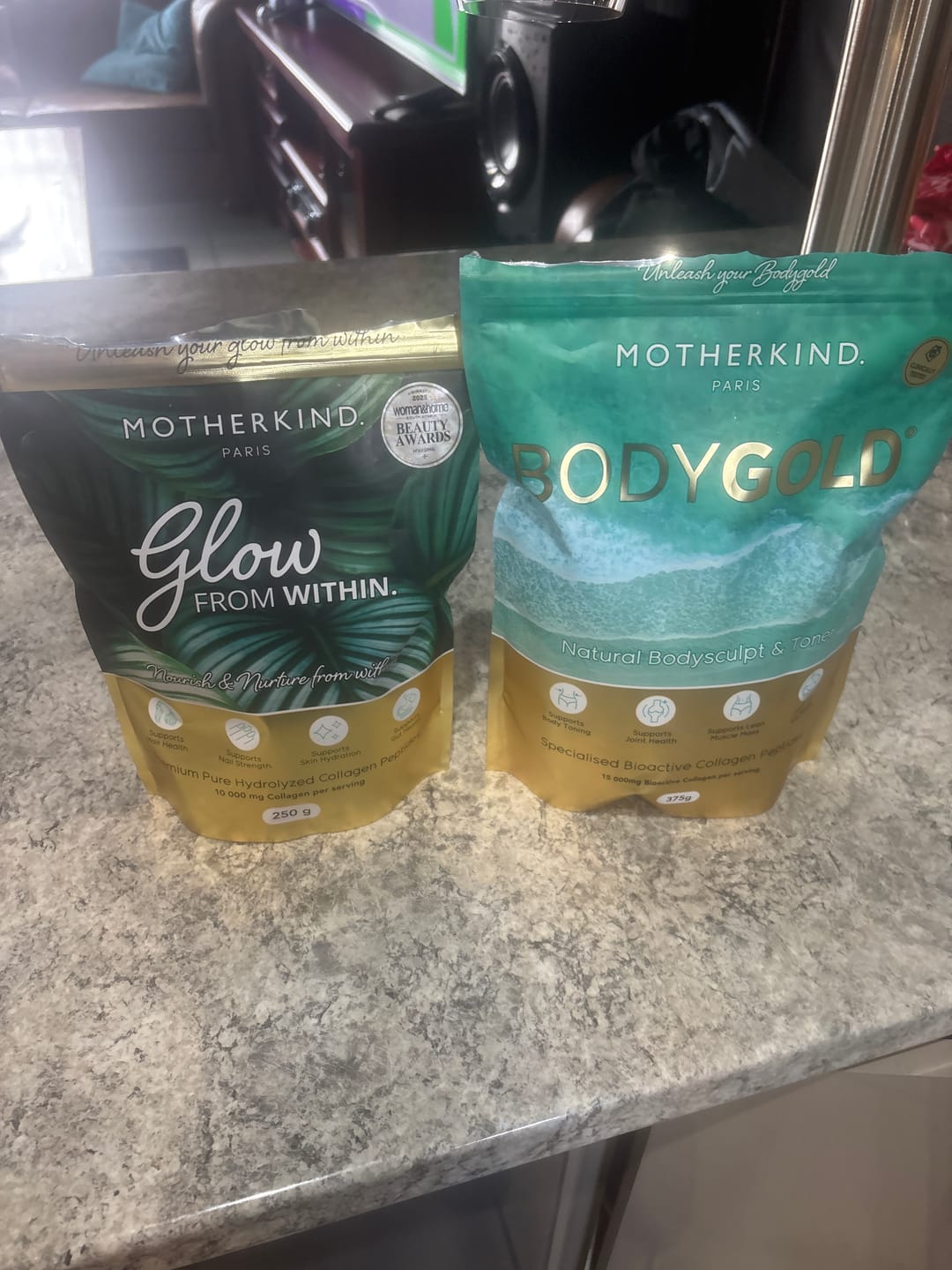 Customer photo review of Glow & GOLD Collagen Starter Kit