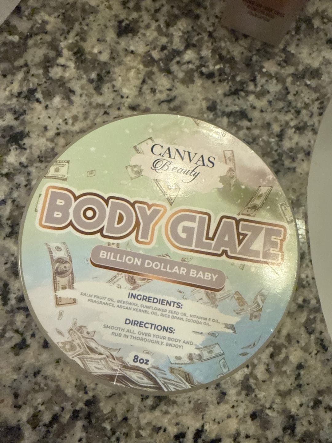 Customer photo review of BODY GLAZE: BILLION DOLLAR BABY