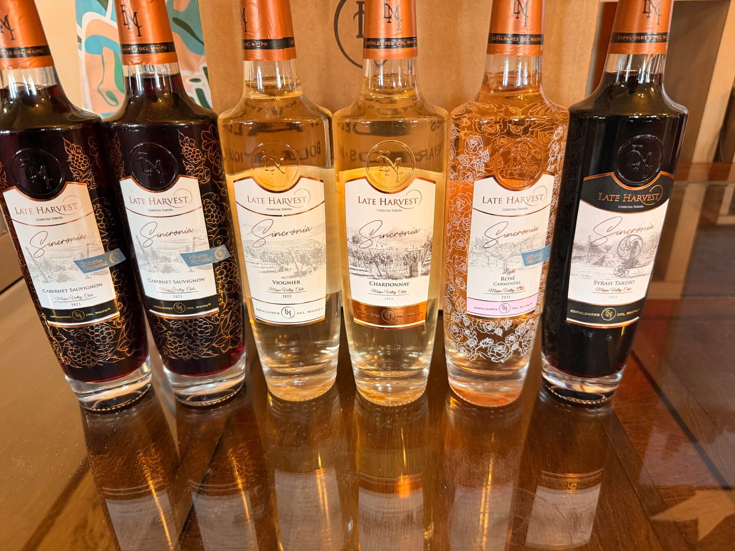 Customer photo review of Vino Late Harvest Sincronia Mix 6