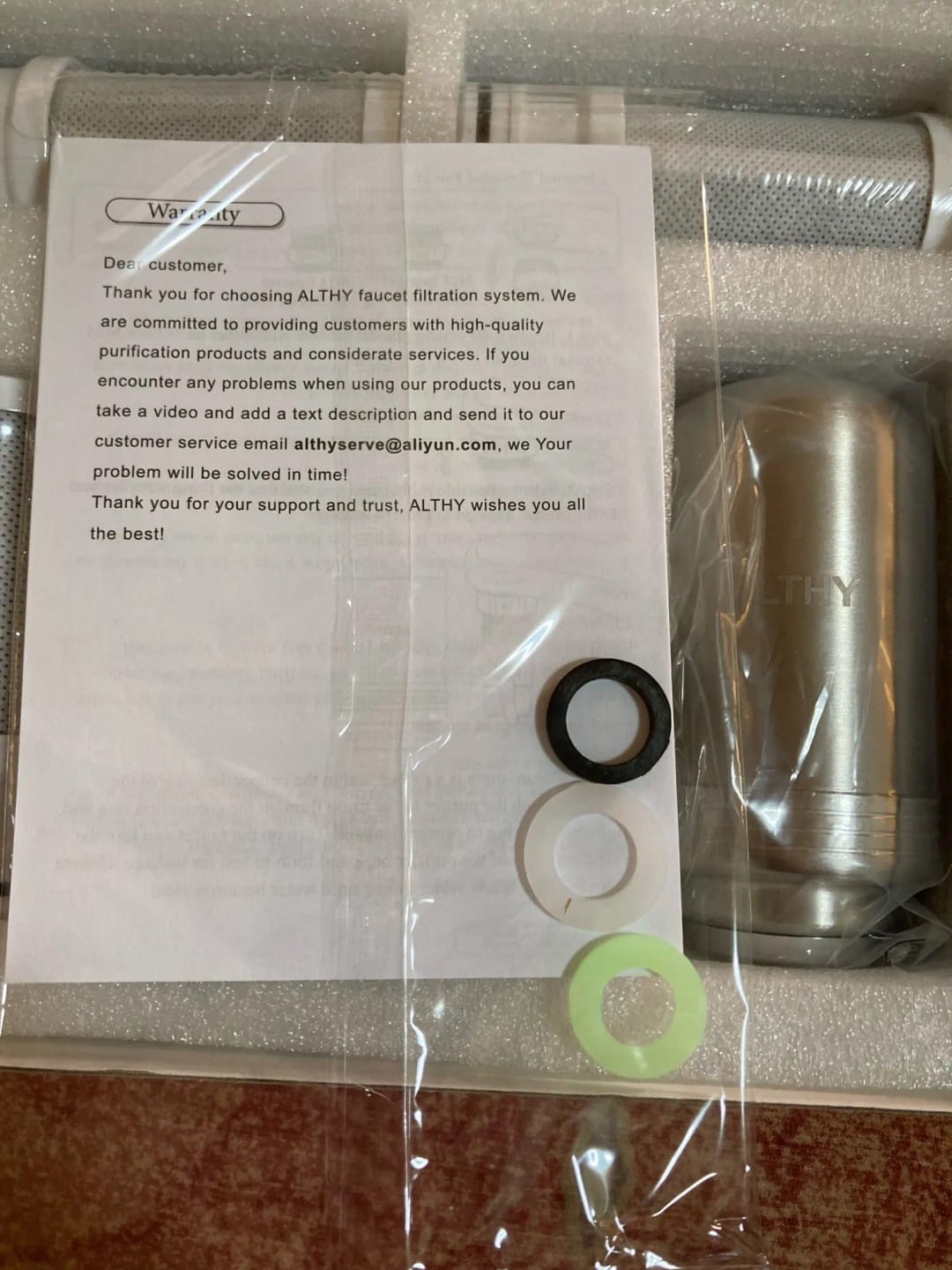 Customer photo review of AturaWater™ Tap Filter