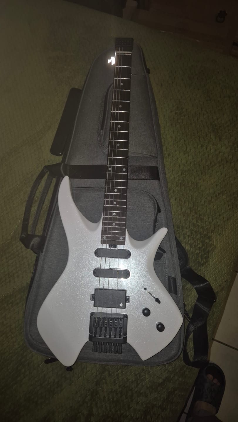 Customer photo review of Donner HLX-500 Guitarra eléctrica sin pala