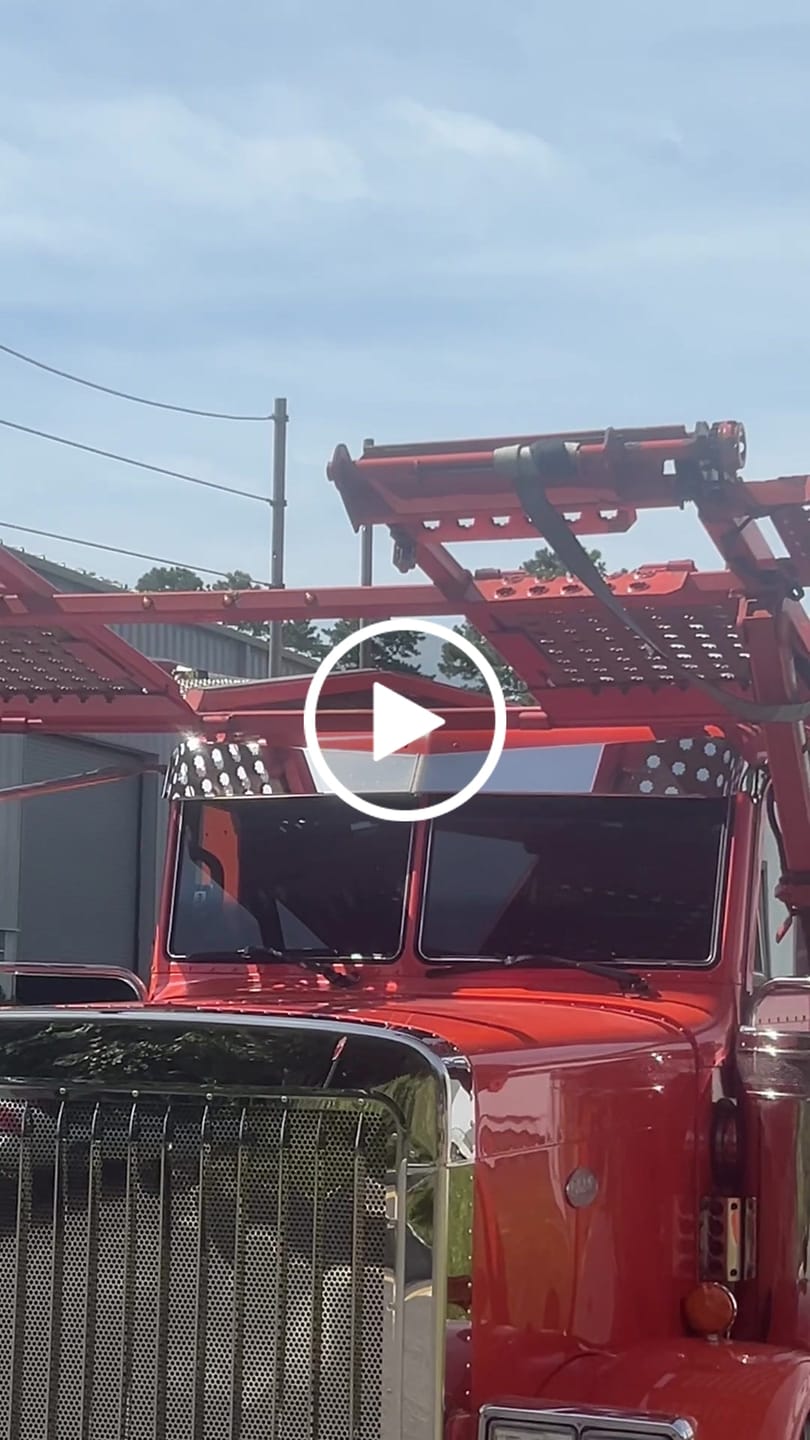 Customer video review of #PFT-12GA-GRILL-389-RND-SS  PETERBILT 389 GRILL INSERT ROUND HOLES STAINLESS STEEL (Copy)