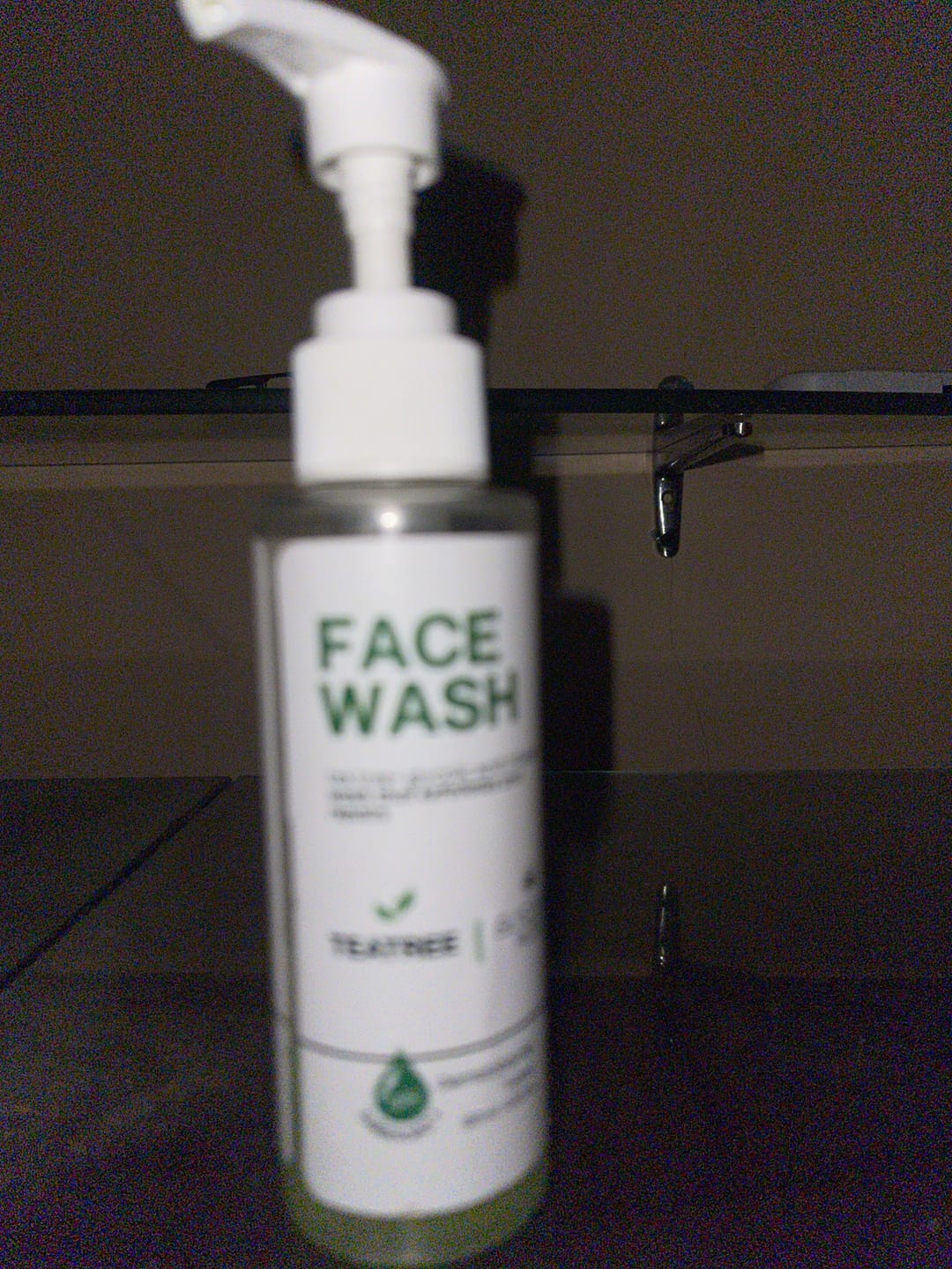 Customer photo review of Tea Tree + Glycolic Acid Clarifying Face Wash