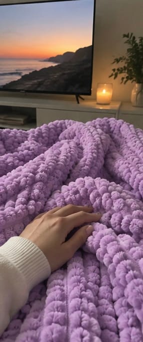 Customer photo review of Cloudwave® Kuscheldecke