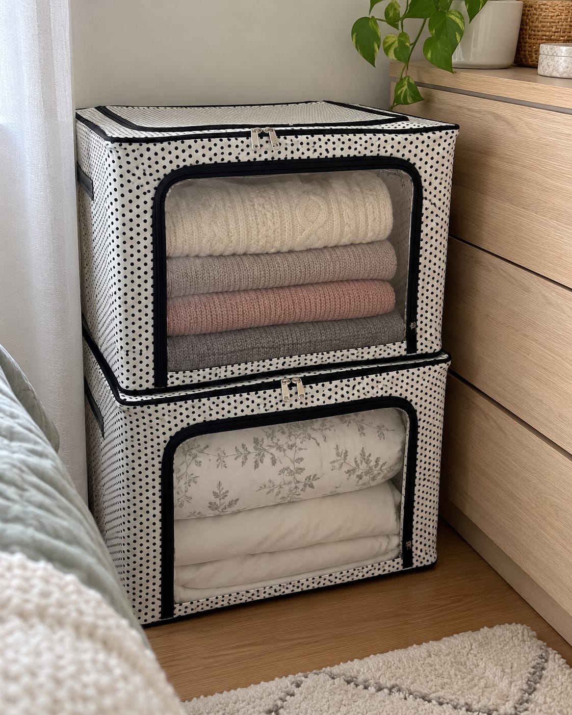 Customer photo review of Gulehome 3'Lü Katlanabilir Demir İskeletli Düzenleyici Hurç