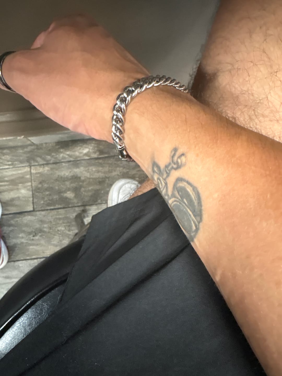 Customer photo review of 8mm Cuban Bracelet 8mm - Silver RG321