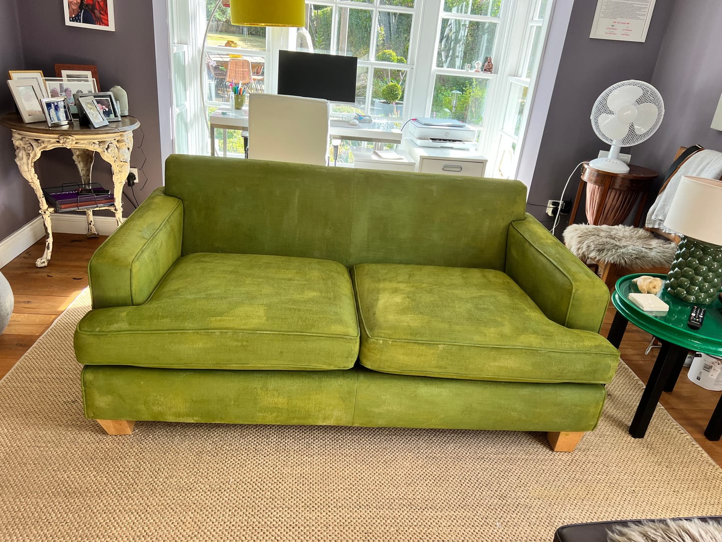 Customer photo review of Fabric Paint -- Olive