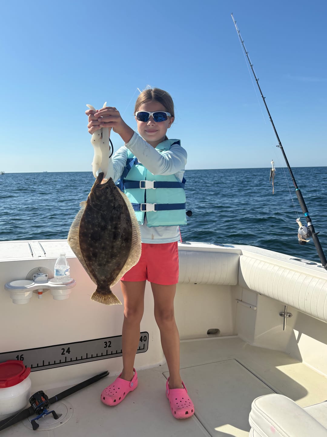 Customer photo review of Youth/Kids Dri-Fit Custom Boat Shirts