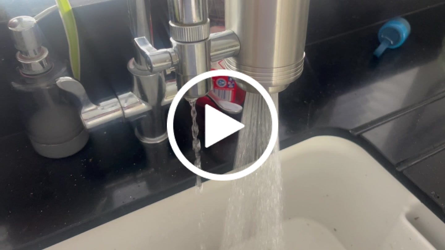 Customer video review of FP® Stainless Steel Tap Filter
