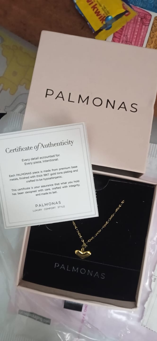 Customer photo review of Lovecore Heart Demifine Mangalsutra