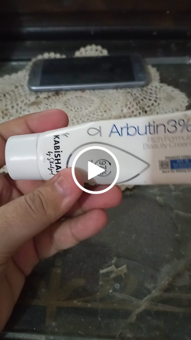 Customer video review of Arbutin 3% Rich Formula Beauty Cream