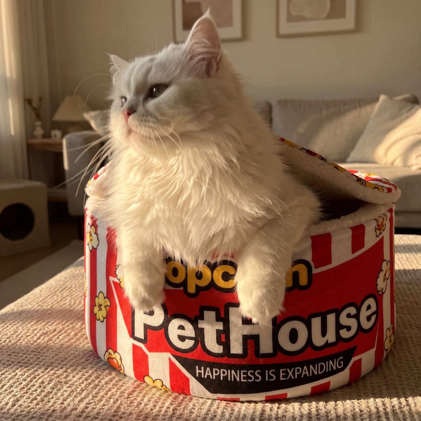 Customer photo review of Cama PopCorn para tu gato