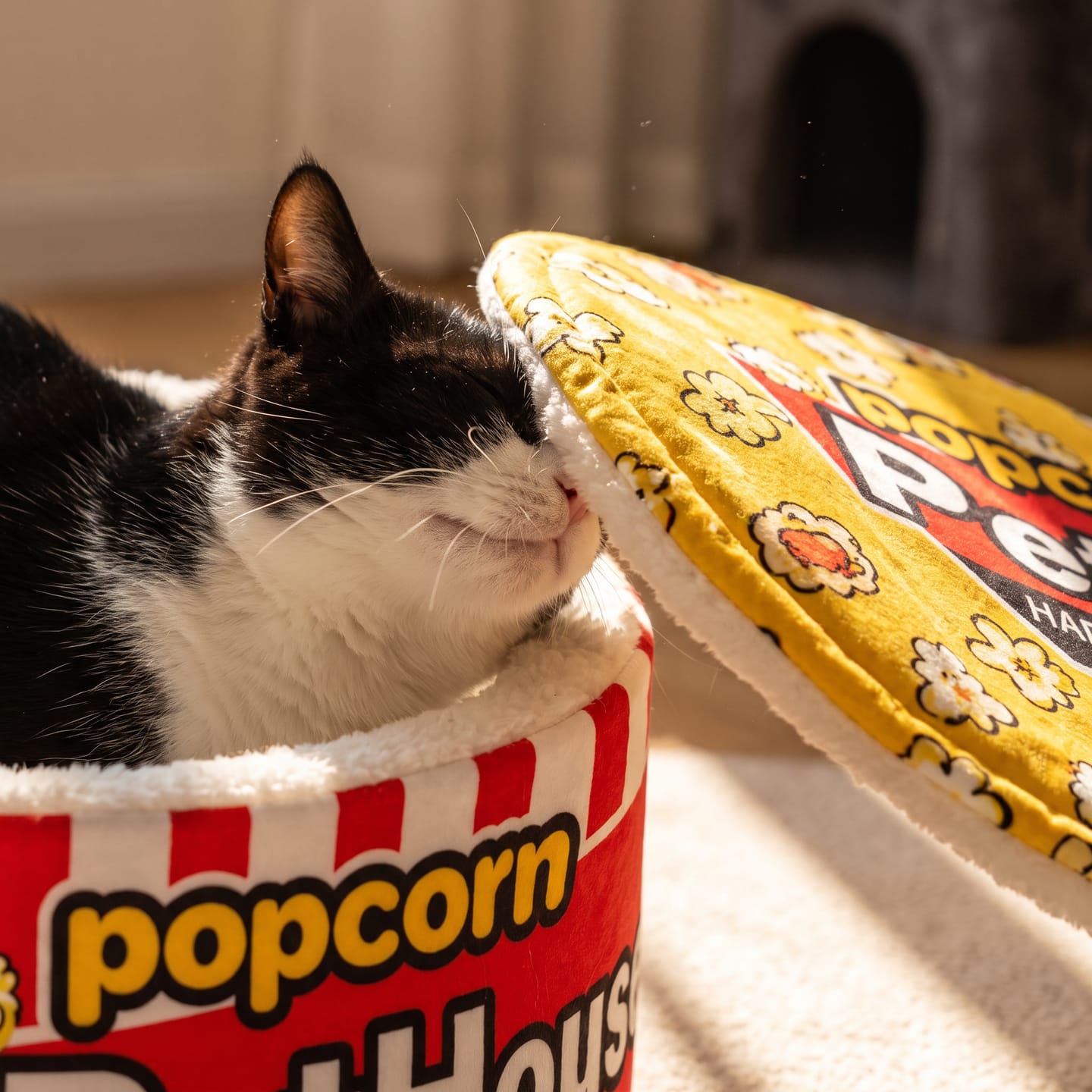 Customer photo review of Cama PopCorn para tu gato
