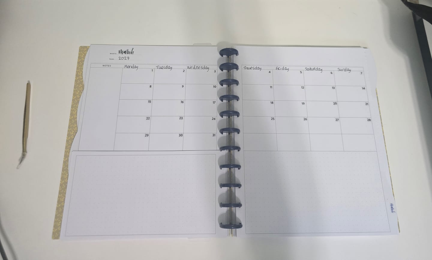 Customer photo review of Discbound Planner Cover | Cricketsong