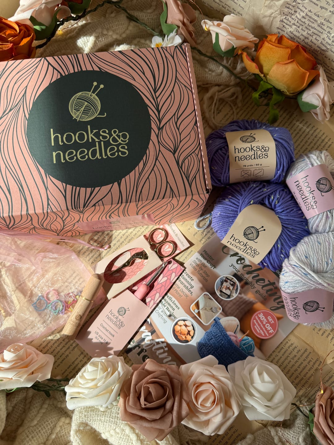 Customer photo review of Hooks & Needles Subscription Box