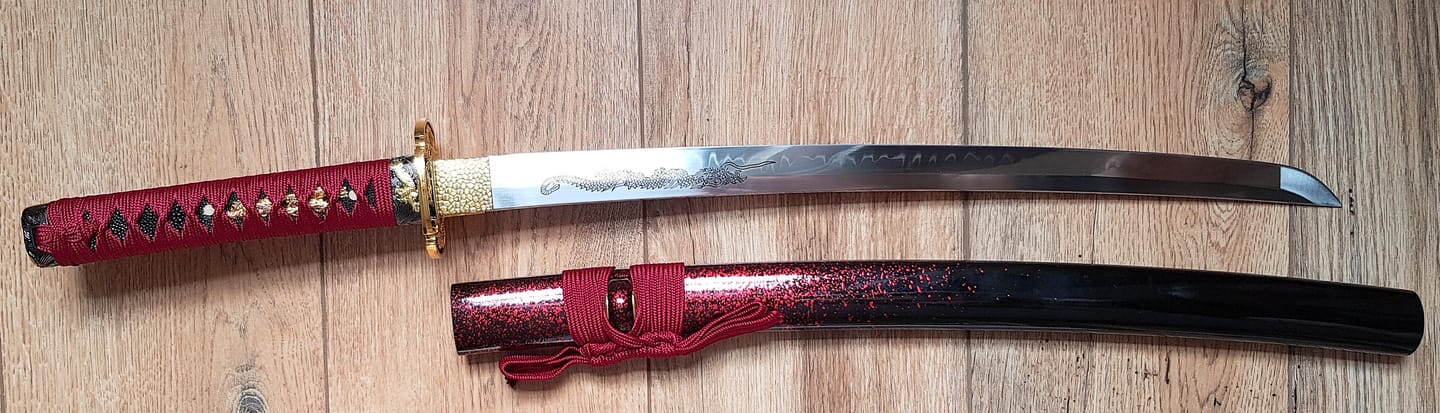 Customer photo review of Custom Wakizashi Build your own Wakizashi sword