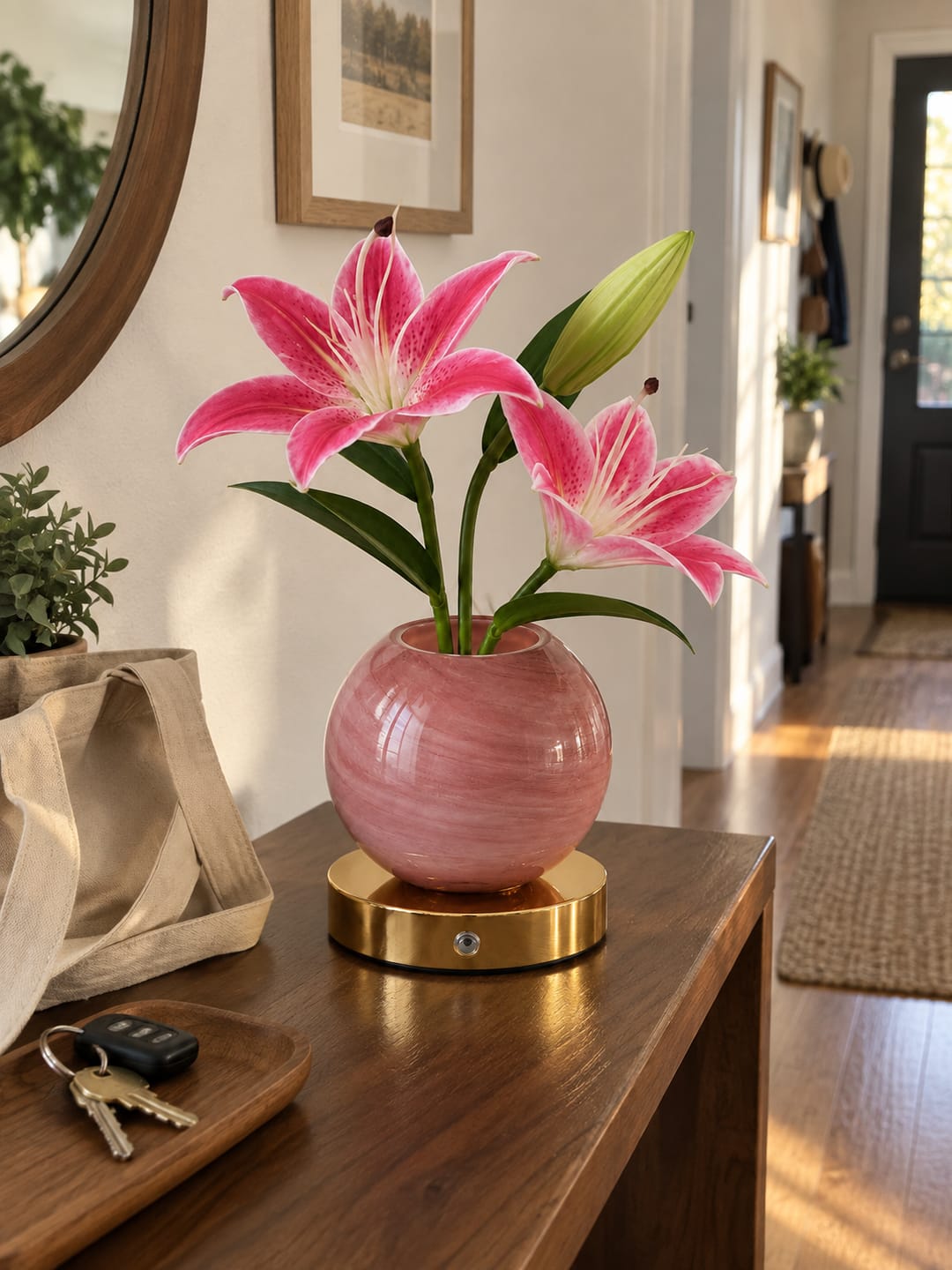 Customer photo review of Lily Bloom Lamp