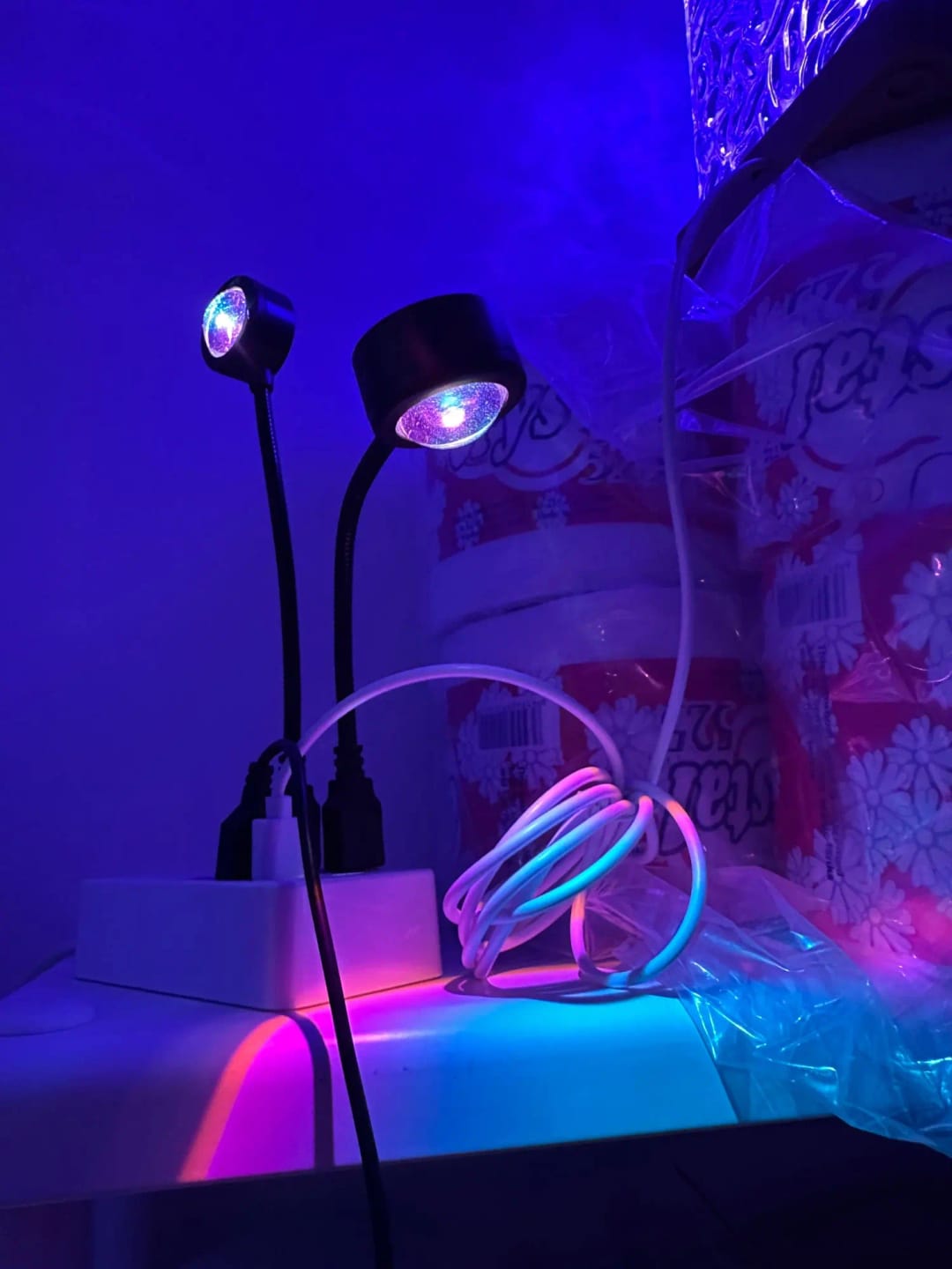 Customer photo review of Light Projector Yellow Sunset