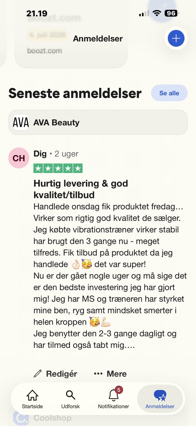 Customer photo review of Vibrationstræner