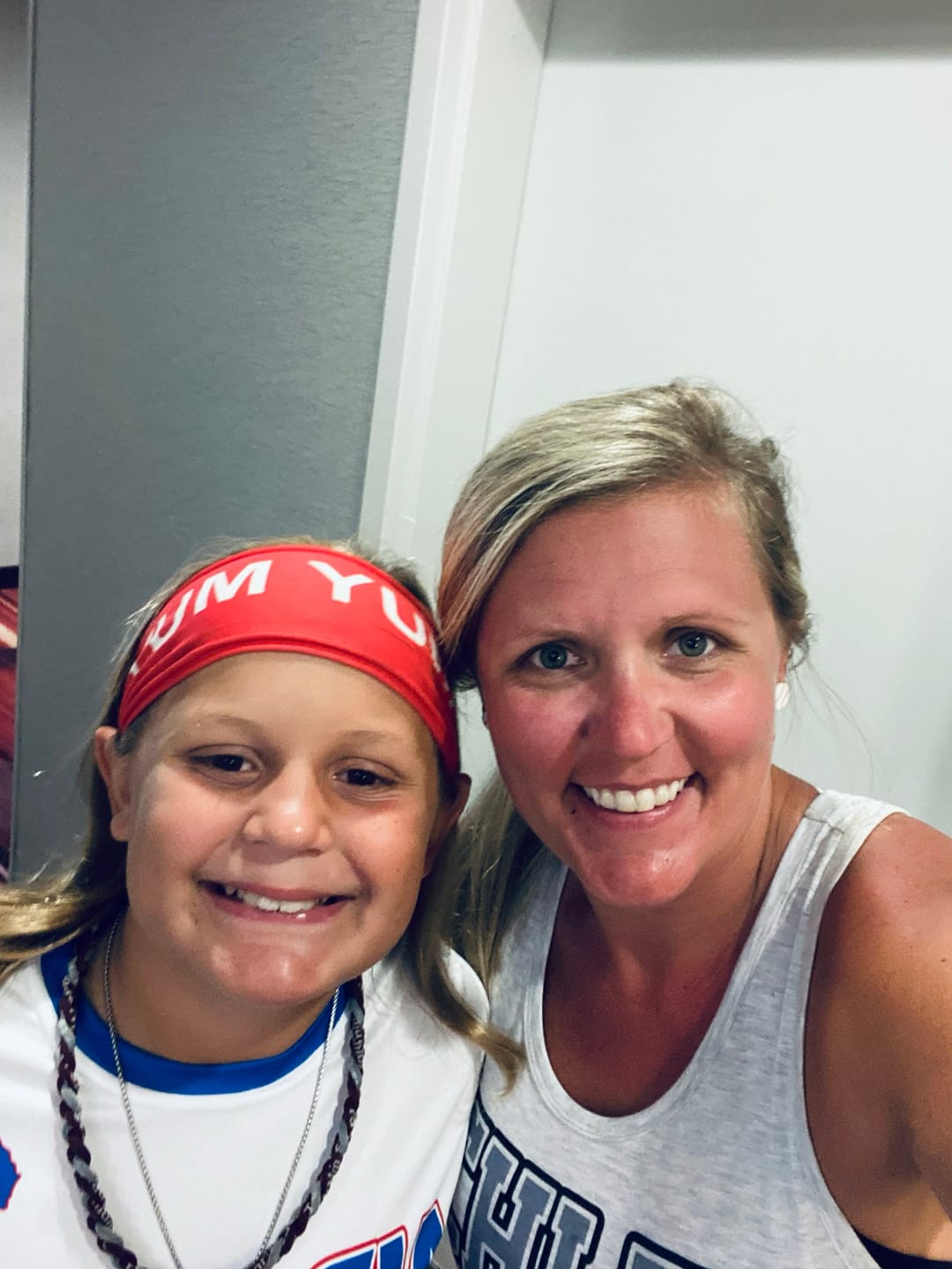 Customer photo review of Custom Sports Headband