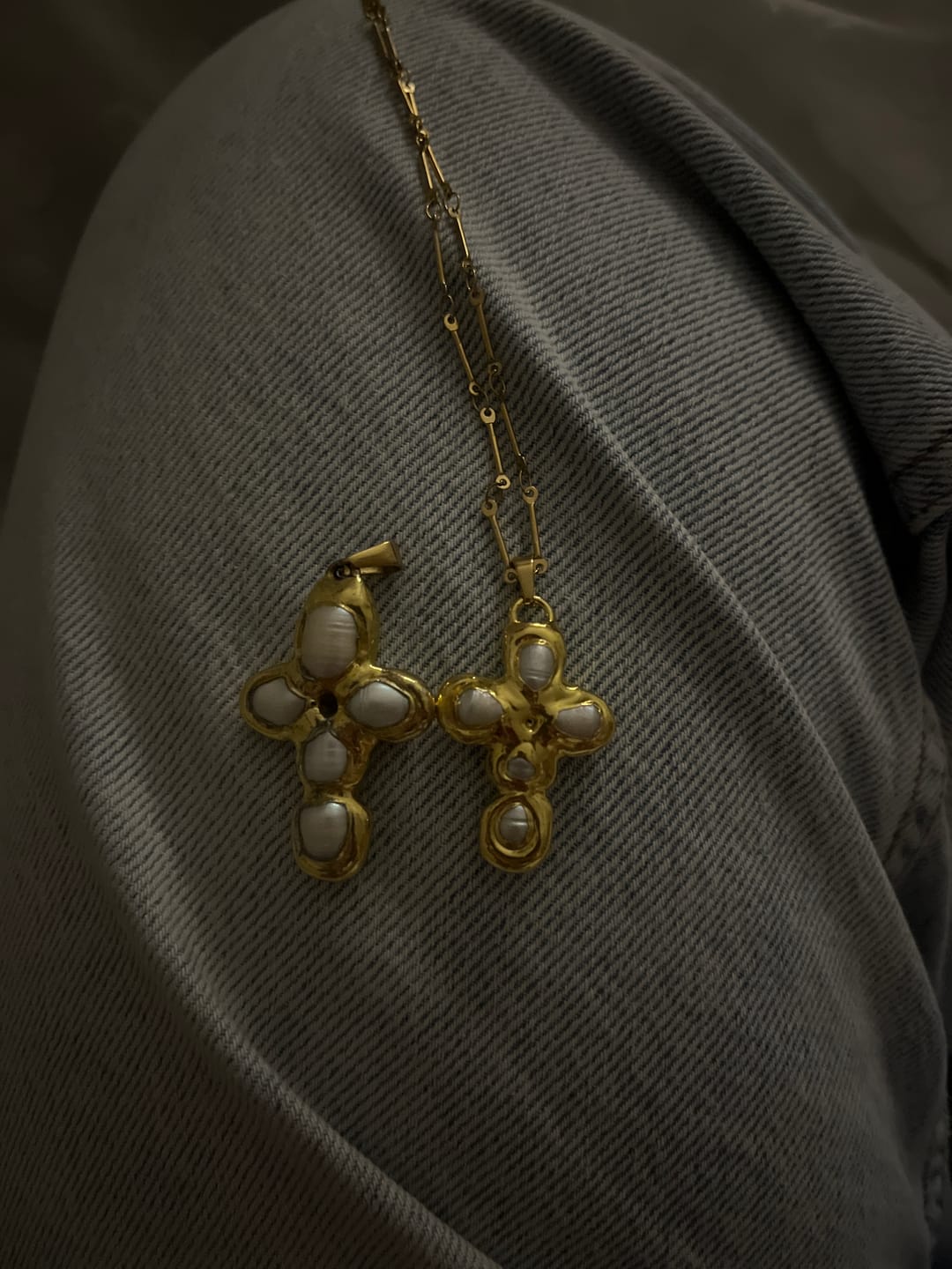 Customer photo review of CROIX necklace