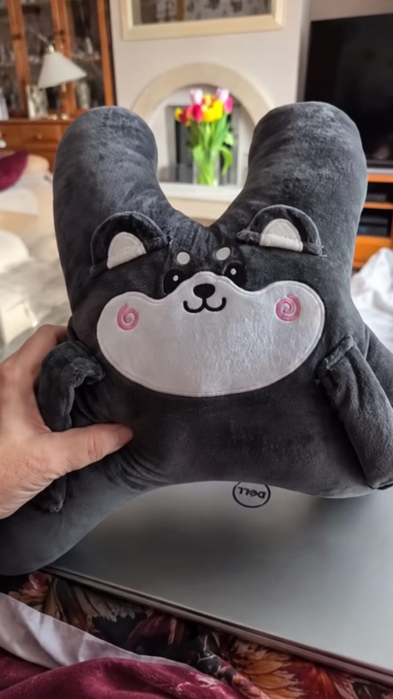 Customer photo review of Peluche Almohada de Viaje