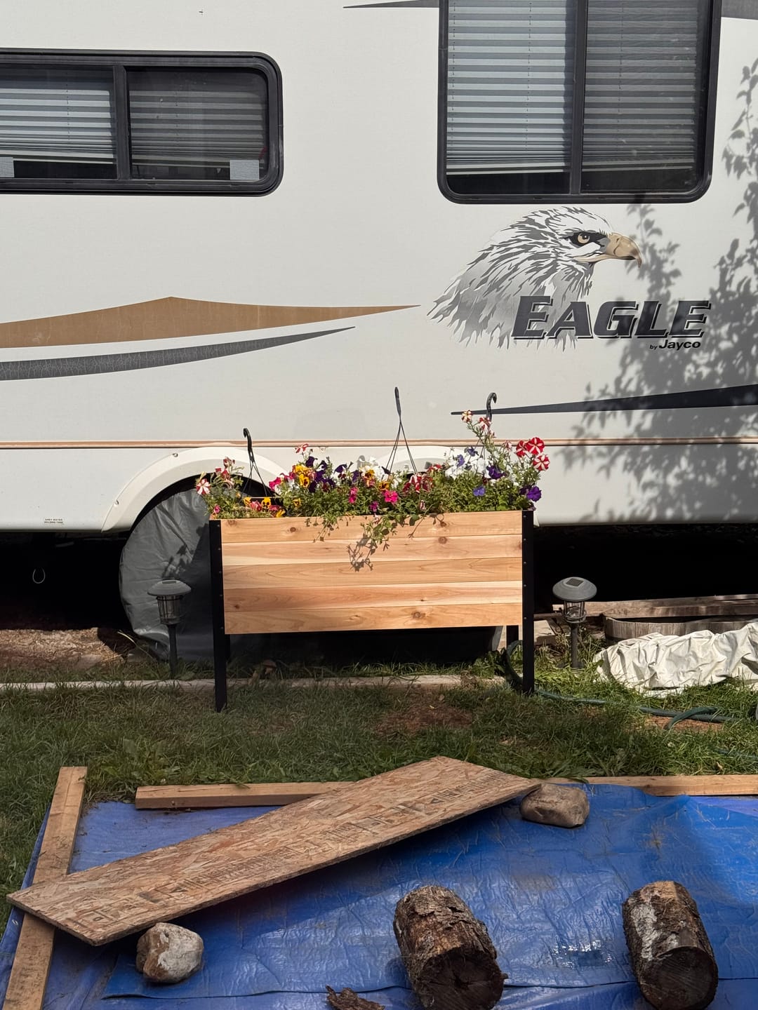Customer photo review of 18" x 48" Raised Garden Bed - 30" TALL - Select Grade